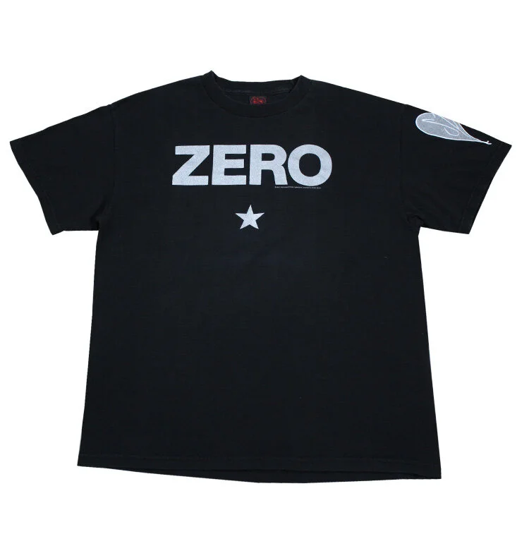 Smashing Pumpkins Zero Black / Silver T Shirt (Size L) — RootsBK